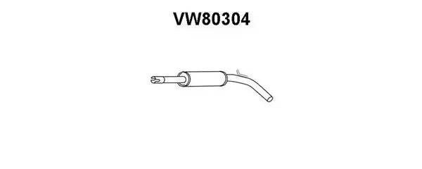 Предглушитель выхлопных газов VW80304 VENEPORTE