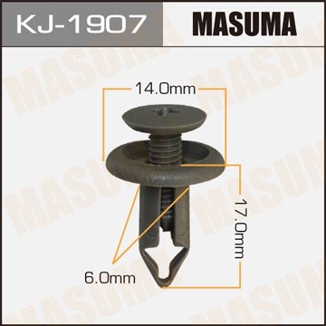 Клипса крепежная KJ1907 MASUMA