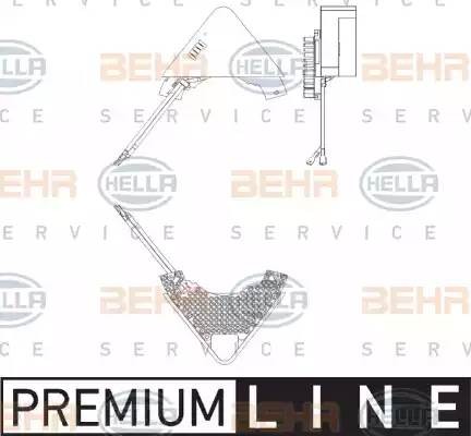 Блок управления, отопление / вентиляция 5HL351321271 HELLA