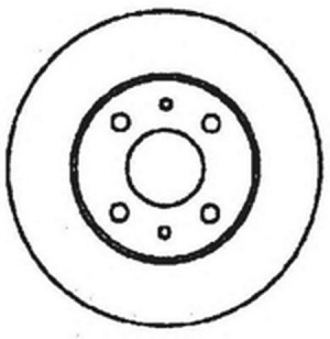 Тормозной диск 561340B BENDIX JURID