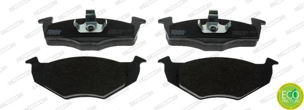 Комплект тормозных колодок, диско FDB1101 FERODO