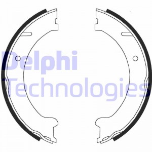 Комплект тормозных колодок, стояночная тормозная система LS1832 DELPHI