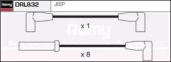 Ккомплект проводов зажигания DRL832 DELCO REMY