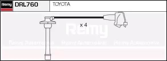 Ккомплект проводов зажигания DRL760 DELCO REMY