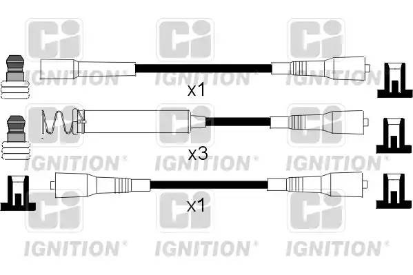 Ккомплект проводов зажигания XC562 QUINTON HAZELL