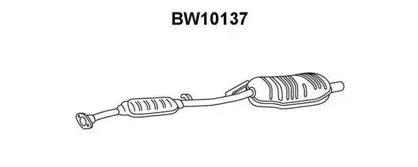 Глушитель выхлопных газов конечный BW10137 VENEPORTE