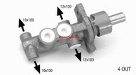 Главный тормозной цилиндр 132521B BENDIX JURID