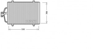 Конденсатор, кондиционер DCN23003 DENSO