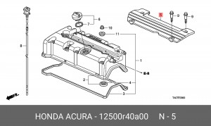 Деталь 12500R40A00 HONDA