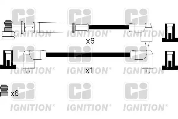 Ккомплект проводов зажигания XC1038 QUINTON HAZELL