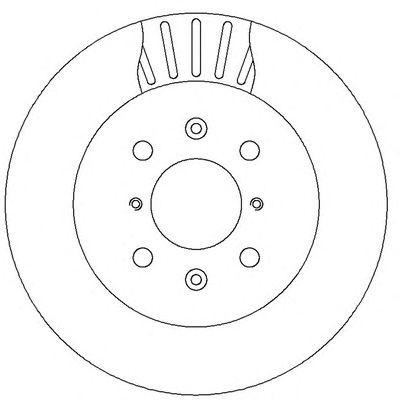 Тормозной диск 562308B BENDIX JURID