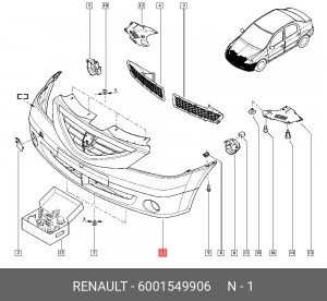 Буфер 6001549906 RENAULT
