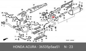Лямбда-зонд 36535P5AA51 HONDA