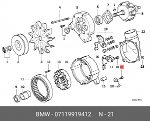 Болт 07 11 9 919 412 BMW