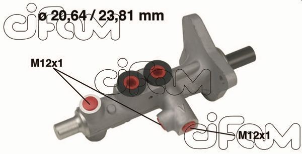 Главный тормозной цилиндр 202-627 CIFAM
