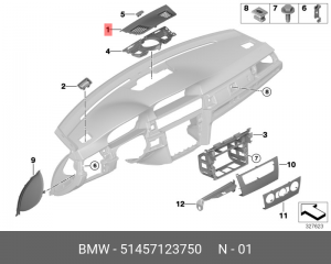 Деталь 51 45 7 123 750 BMW