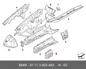 Деталь 41 11 3403484 BMW