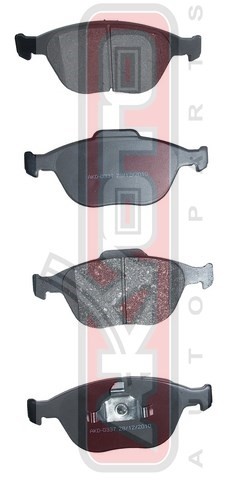 Колодки тормозные дисковые AKD-0337 AKYOTO