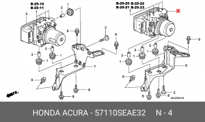 Деталь 57110SEAE32 HONDA