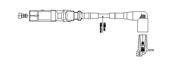 Провод зажигания 1A32F49 BREMI