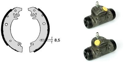Комплект тормозных колодок H 61 020 BREMBO