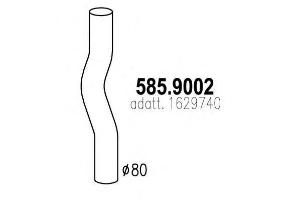Выпускной трубопровод 5859002 ASSO