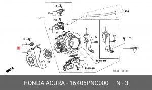 Деталь 16405PNC000 HONDA