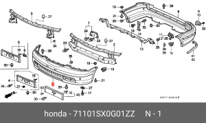 Буфер 71101SX0G01ZZ HONDA