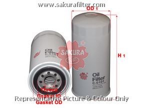 Фильтр масляный двигателя C6101 SAKURA