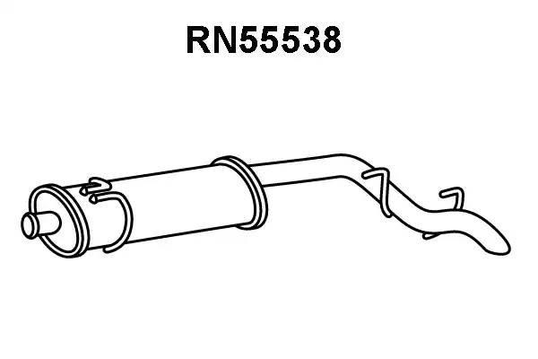 Глушитель выхлопных газов конечный RN55538 VENEPORTE