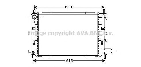 Радиатор охлаждения ДВС FD2151 AVA