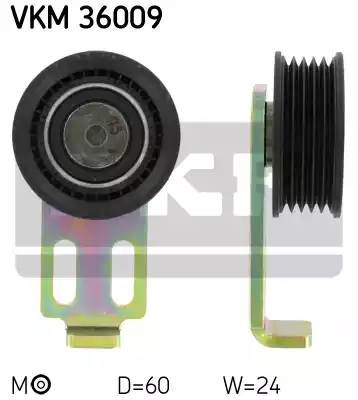 Натяжной ролик, поликлиновой  ремень VKM36009 SKF