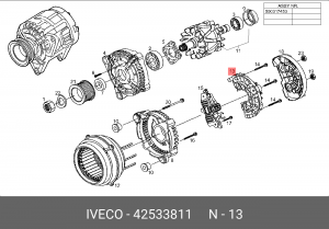 Выпрямитель, генератор 42533811 IVECO