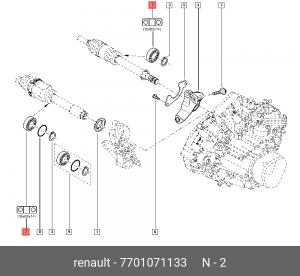 Подшипник 7701071133 RENAULT