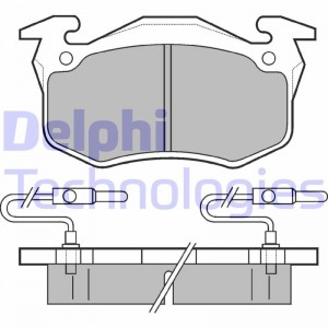 Комплект тормозных колодок, диско LP350 DELPHI