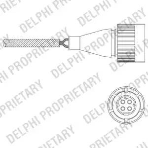 Лямбда-зонд ES11057-12B1 DELPHI