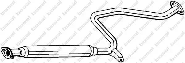 Средний глушитель выхлопных газов 279685 BOSAL