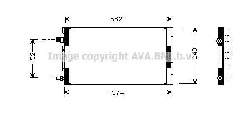 Конденсатор, кондиционер UV5006 AVA