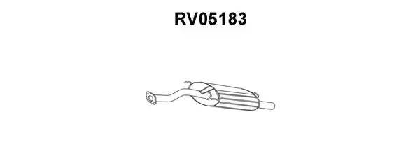 Глушитель выхлопных газов конечный RV05183 VENEPORTE