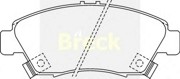 Комплект тормозных колодок, диско 2169700C BRECK