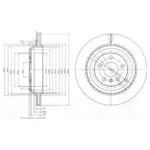 Тормозной диск BG4030 DELPHI