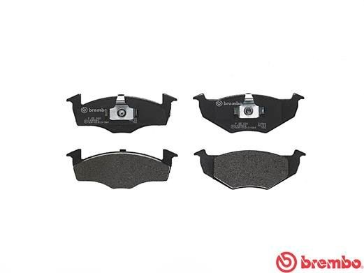 Комплект тормозных колодок, диско P85030 BREMBO