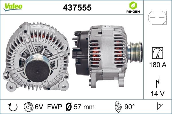 Генератор 437555 VALEO PHC