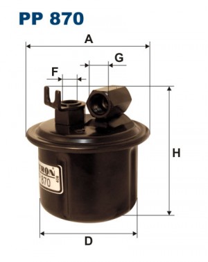 Фильтр топливный PP870 FILTRON
