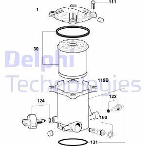 Топливный фильтр 6350045 DELPHI