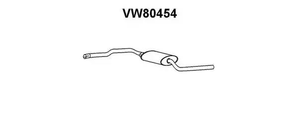 Предглушитель выхлопных газов VW80454 VENEPORTE