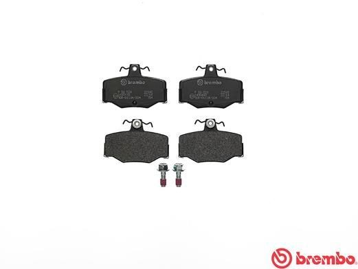Комплект тормозных колодок, диско P56024 BREMBO