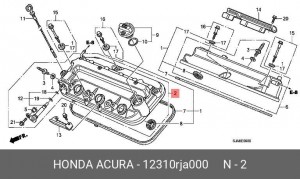 Крышка ГБЦ 12310RJA000 HONDA