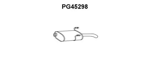 Глушитель выхлопных газов конечный PG45298 VENEPORTE