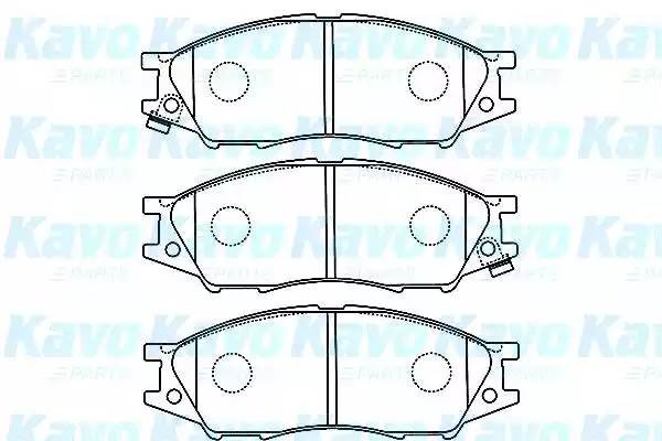 Комплект тормозных колодок, диско BP-6597 KAVO PARTS